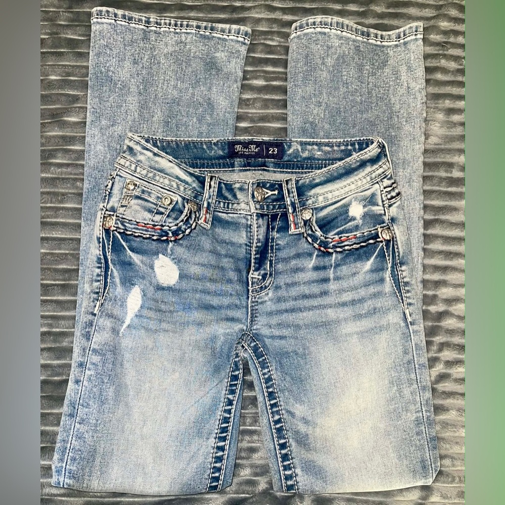 Miss Me Monroe Bootcut Jeans.